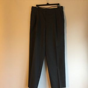 CHRISTIAN DIOR MONSIEUR MENS GREY STRIPED PANTS